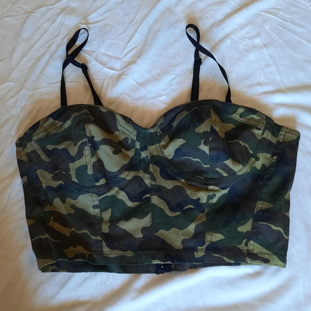 CAMO BRALETTE